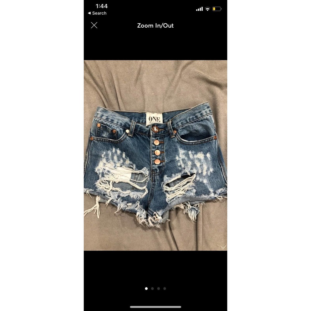 One teaspoon Jean Shorts - Picture 1 of 8